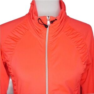 Sunice Neon Pink Ruched Jacket Small